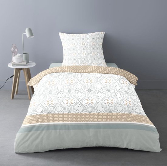 dekbedovertrek Luxe en Flanelle de Katoen 1 personne Gillo - 140x200