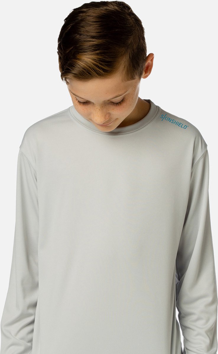 Vapor Apparel - UV - shirt met lange mouwen voor kinderen - grijs — afbeelding 4
