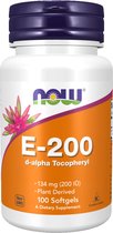 NOW Foods - Vitamin E-400 With Mixed Tocopherols (100 softgels)