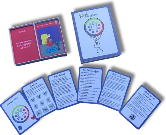 Coachkaarten Ontdek wie je bent - het enneagram-ontwikkelmethode- 90 kaarten