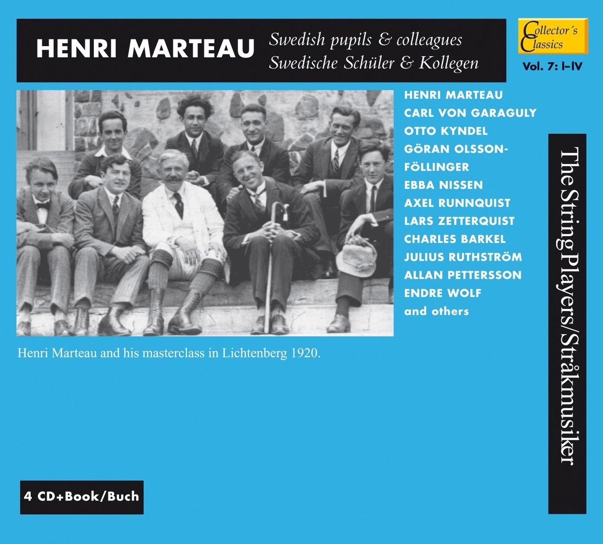 Henri Marteau - Swedish Pupils & Colleagues (4 CD)