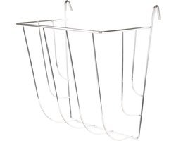 Flamingo Knaagdieraccessoire Hooirek Banquet - 13 x 12 x 19 cm - Zilver