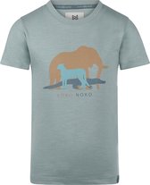 Koko Noko R-boys 2 Jongens T-shirt - Light blue - Maat 134