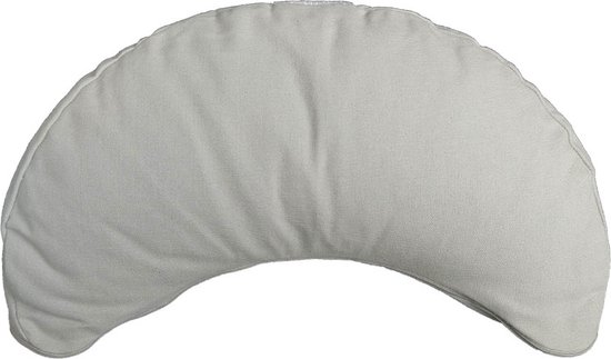 Samarali Zafu Zabuton set met wigkussen - Comfortabele meditatie-ondersteuning, biologisch katoen (GOTS-gecertificeerd) - Stijlvol en duurzaam, grijs kasteel van Samarali — afbeelding 5