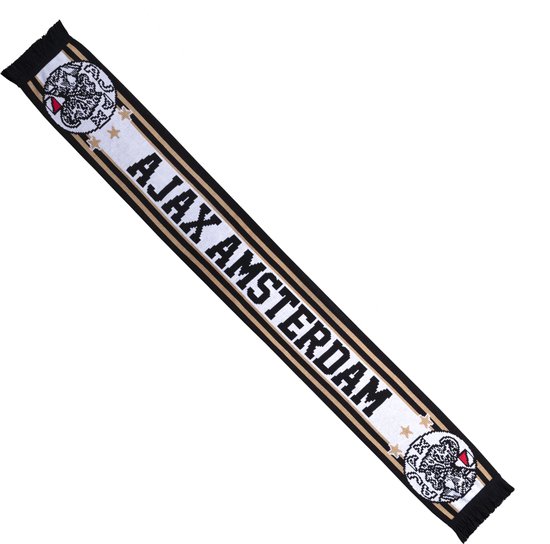 Ajax-sjaal zwart oud logo