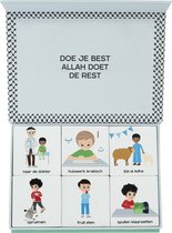 Dagritme kaarten - Educatieve Speelgoed - Montessori Speelgoed - Jongens 3-12 jaar - 82 Magnetische Pictogrammen - Kind en Gezin - Plannen - Autisme - TOS - Planner - Islamitische Dagplanning - Islam - Het Gebed - Eid - Ramadan - Islam en Kind