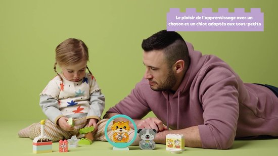 LEGO® DUPLO® Mes 1ers pas - Mes premiers chiot et chaton avec