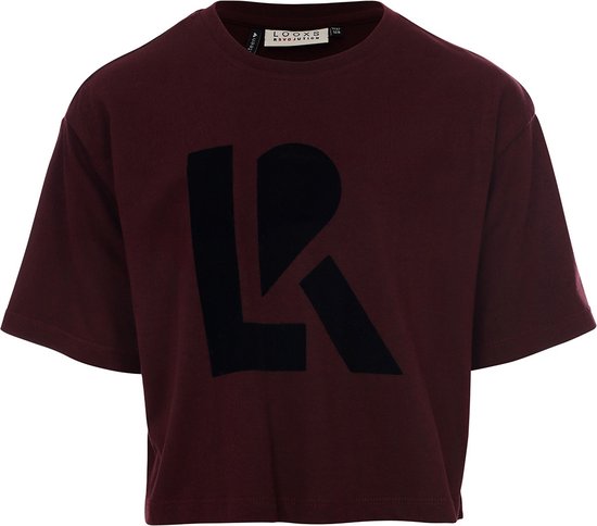 LOOXS 10sixteen 2332-5411-275 Meisjes T-Shirt - Maat 116 - rood van 52% Cotton 48% Modal