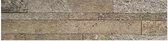 Zelfklevende Steenstrip - Natuursteen - Gouden Gloed - Reliëf - 60x15cm