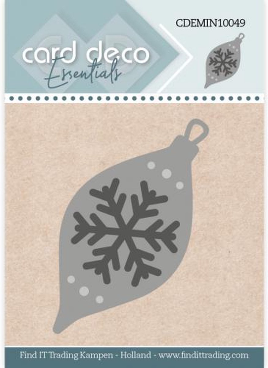 Card Deco Essentials - Mini Dies - 49 - Christmas Bauble