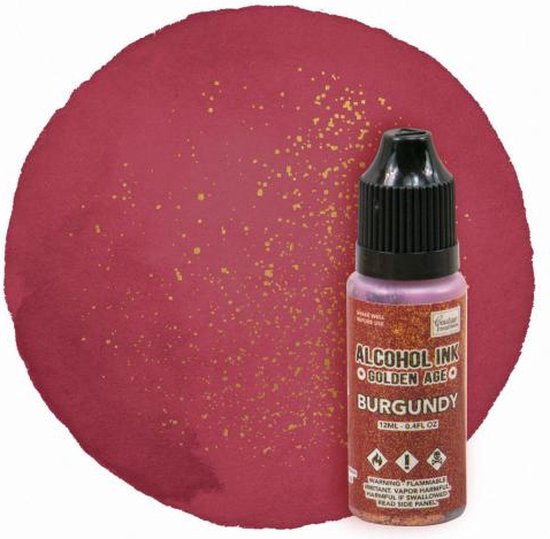 Alcohol Ink Golden Age Burgundy | bol