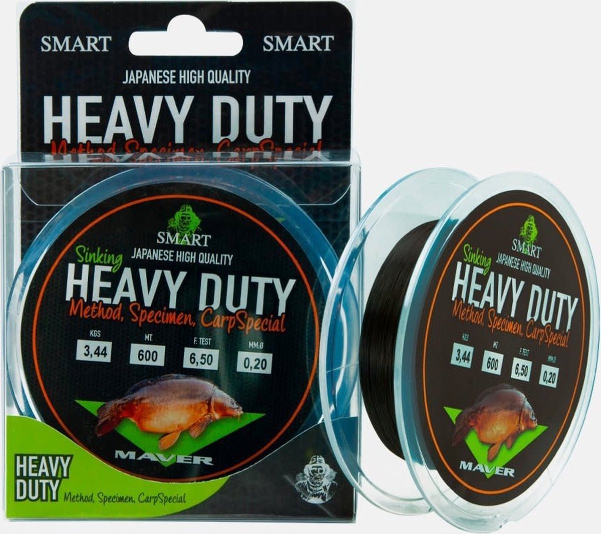 Maver Nylon Smart Sinking Heavy Duty 600m Method/ Specimen /Carp Special