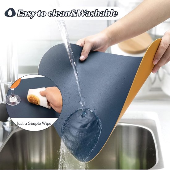 Placemats, Placemats, Set van 6, Antislip, Afwasbaar, Pvc