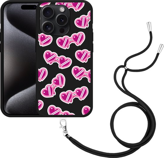 iPhone 13 Pro Max Crossbody TPU Hoesje met Koord Groen | iPhone 13 Pro