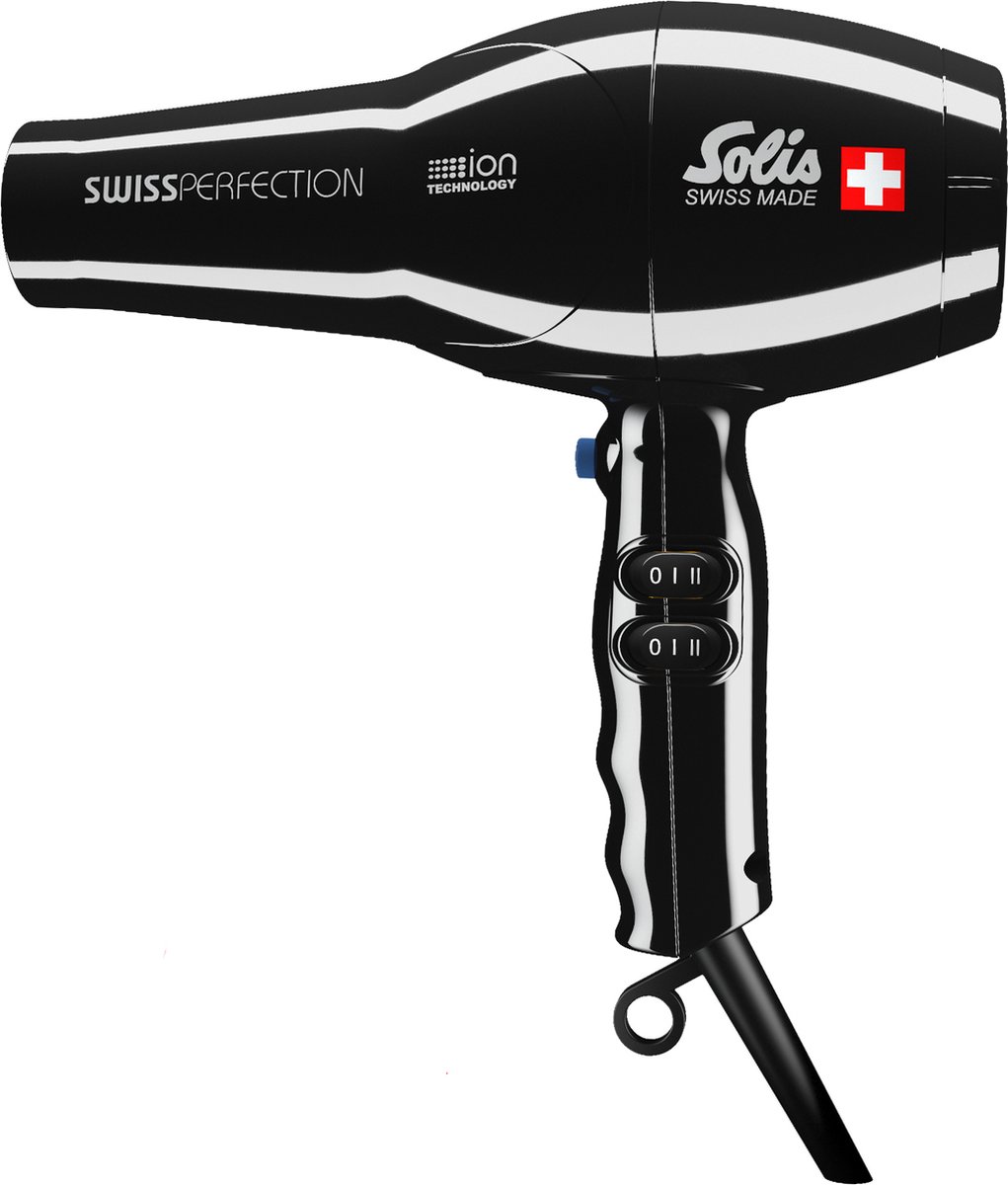 Solis Swiss Perfection 440 Föhn - Haardroger Professional - Zwart
