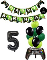 Ballon numéro 5 , Thema d'anniversaire du jeu vidéo, décorations de fête d'anniversaire pour les joueurs de Snoes