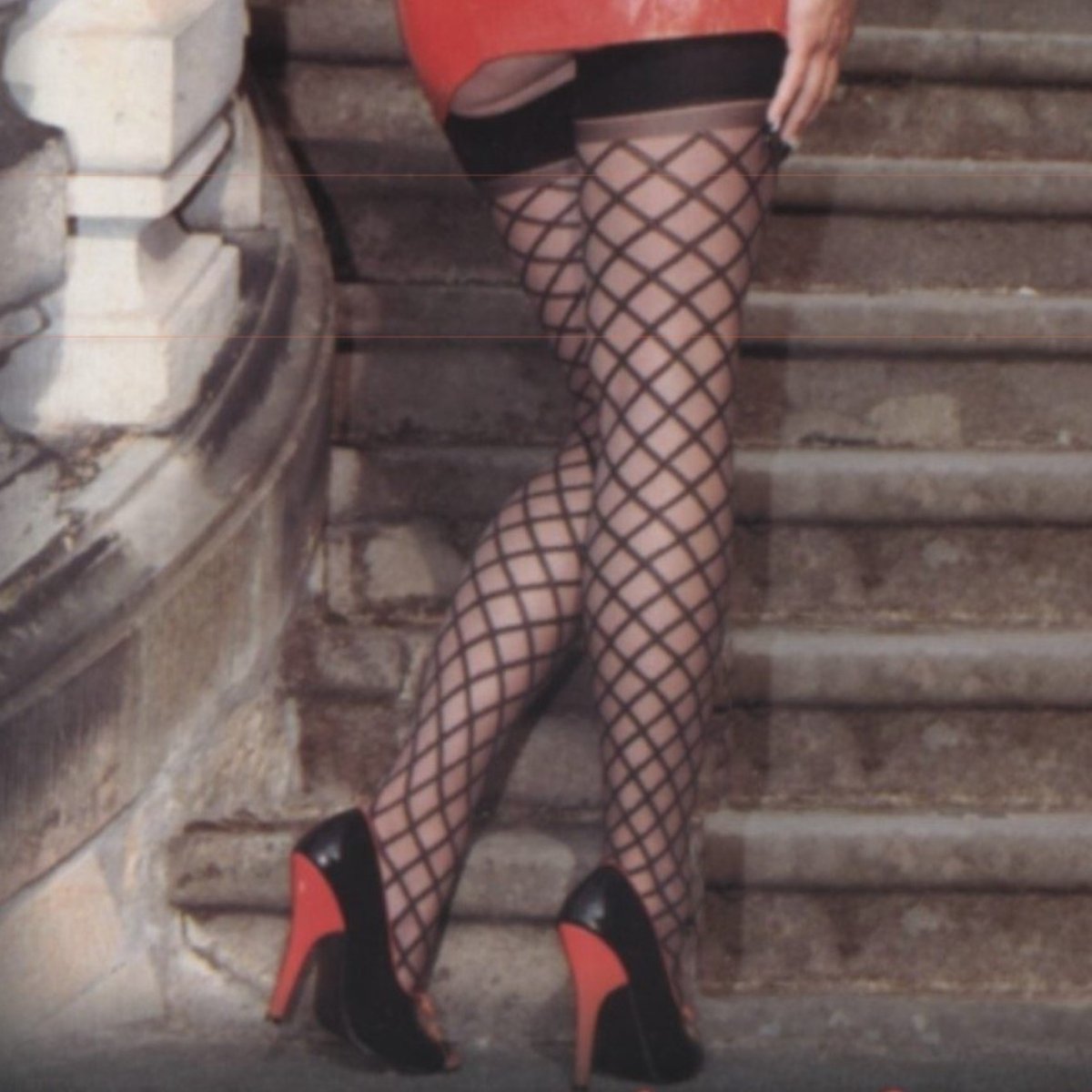 Goedkoopste Stijlvolle Luxe Fishnet Ophoud panty's ONE SIZE FITS ALL