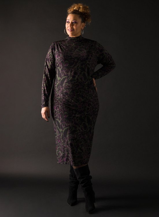 YESTA Warda - Black Multi Colour - maat 2(50)