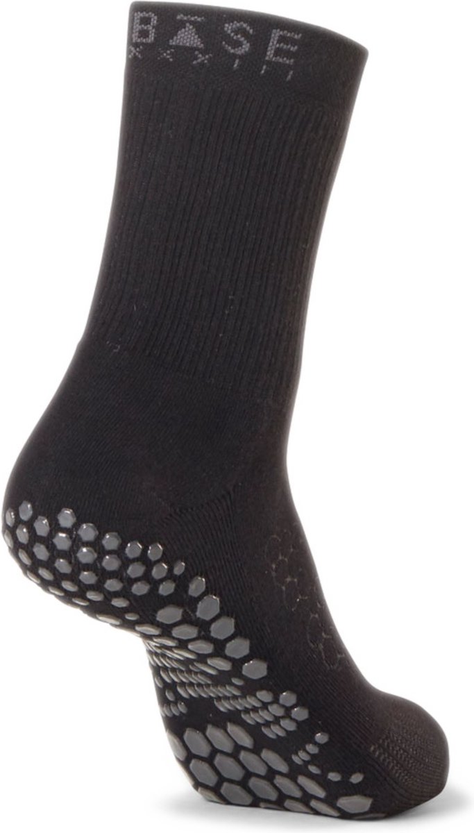 Base Crew - Antislip Sokken – Zwart — afbeelding 2