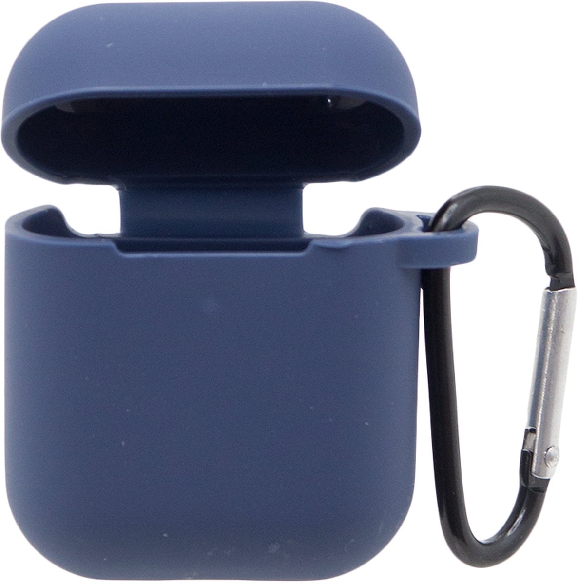 Premium Hoesje Geschikt Voor Airpods 1/2 - Blauw Oplaadcase Van Plastic