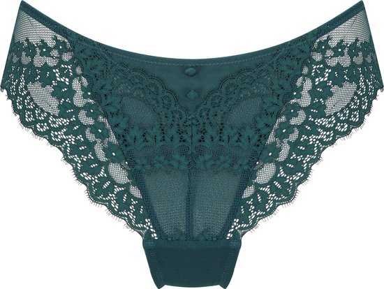 Hunkemöller Dames Lingerie Brazilian Daisy - Blauw - maat M