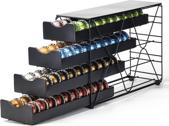 Porte-capsules de café pour tiroir Nespresso Vertuoline, plusieurs niveaux  pour le | bol