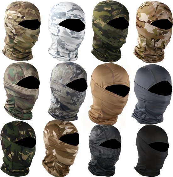 Masque d’hiver - Cagoule - Masque de ski - Masque de ski - Cagoule - Face Mask complet - Jungle