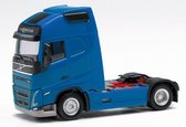 Herpa schaalmodel Volvo vrachtwagen FH Gl. XL, blauw schaal 1:87 lengte 7cm