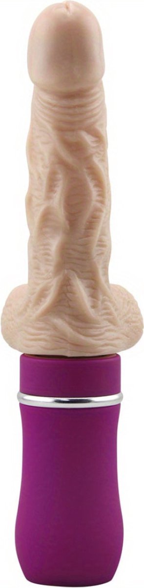 Goedkoopste Xerolax Thrusting Vibrator - Stotende Dildo - Buttplug - Bewegende Dildo - Voor Mannen & Vouwen - Paars