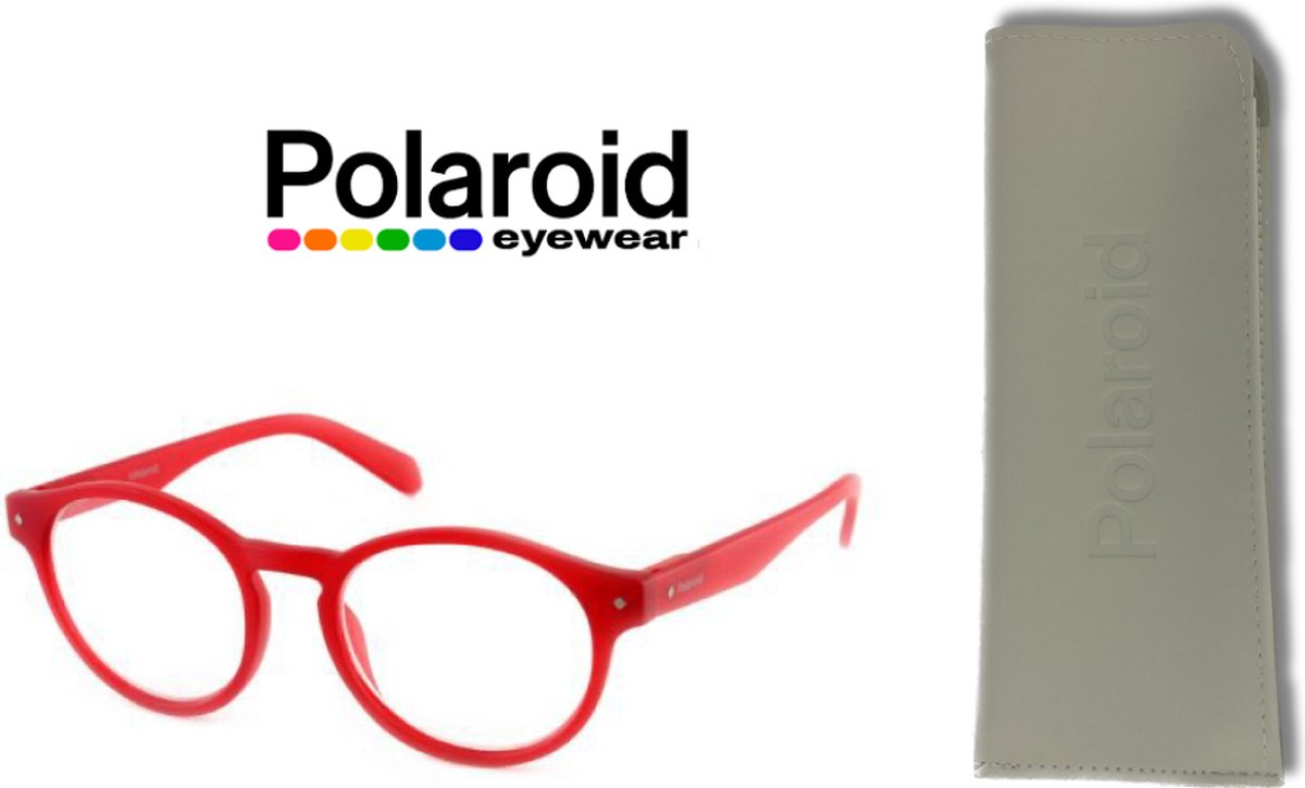 Leesbril Polaroid PLD0021-Fel Rood-+1.00