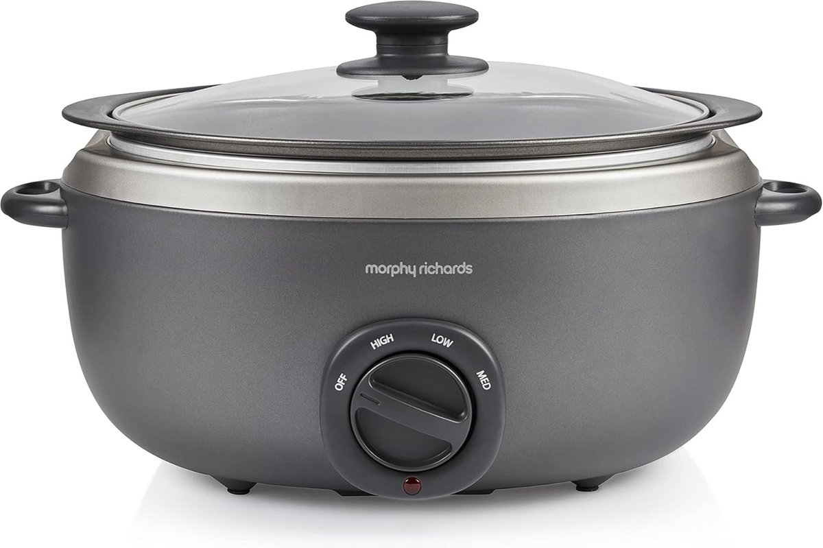 Morphy Richards 461022 Slow Cooker Sear N' Stew Alu binnepot 6.5