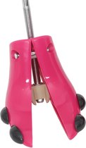 vidaXL - Schoenspanners - met - schoenlepel - EU - 34-40 - kunststof - roze