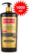 Bioblas - Zwarte knoflook shampoo 1000 ml - Herbal Shampoo - bio Shampoo - Anti haaruitval