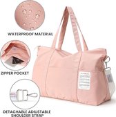 Handbagage tas Weekendtas zwemtas waterdichte Reistas plunjezak Fitnesstas Trainingstas dames voor op reis sportschool,