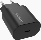 QIHANG Adapter USB-C - 25W - Model Z80 - Snellader - Oplader - Stekker - Oplaadstekker - Quick charge 3.0 - Fast Charger - Zwart - Universeel - Geschikt voor iPhone, Samsung, Huawei, Xiaomi