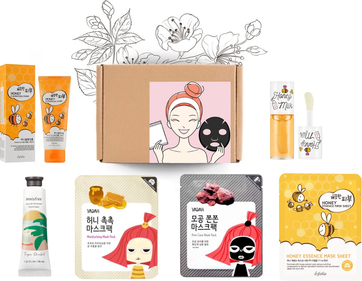 Korean Skincare Honey Set - Gift Set