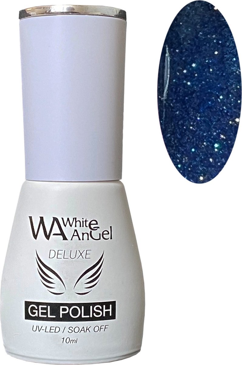 Gellex White Angel Deluxe Gel Polish (27) London Blue 10ml Gellak Gel nagellak Shellac Gel nagels Gel Nails