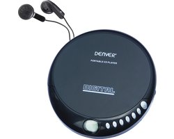 Denver Discman - Draagbare CD Speler - Inclusief Oordopjes - CD/CD-R/CD-RW - DM24MK2