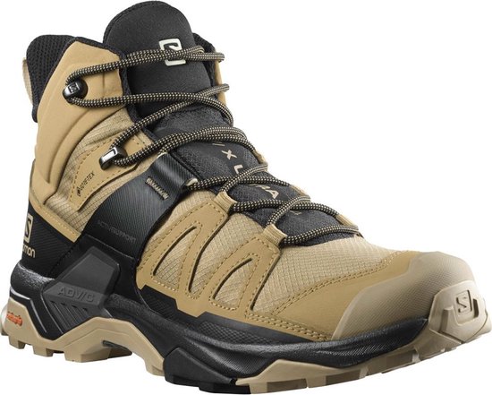 Salomon X ULTRA 4 MID GTX - GORE-TEX - Heren Wandelschoenen Trekking Schoenen Beige 412941 - Maat EU 44 UK 9.5