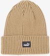 Puma Classic Cuff Beanie muts beige