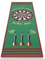 ABC Darts - Dartmat - Groen Bulls Eye - 241 x 80 cm