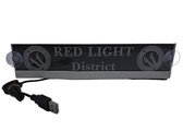 Led bord 30x6cm RGB Red Light District, verstelbaar naar 7 kleuren patronen met USB plug voor auto, vrachtwagen, tractor, caravan, enz