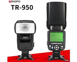 Triopo TR-950 flitser speedlite voor Canon Nikon Olympus Pentax Fuji Sony