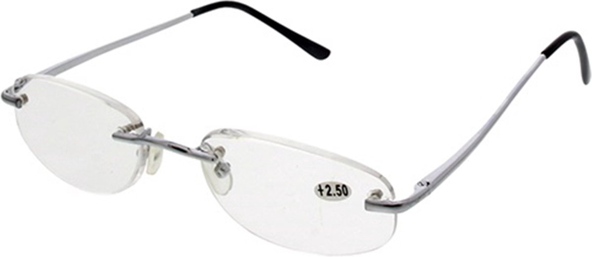 Leesbril glas met metalen veren +1.0