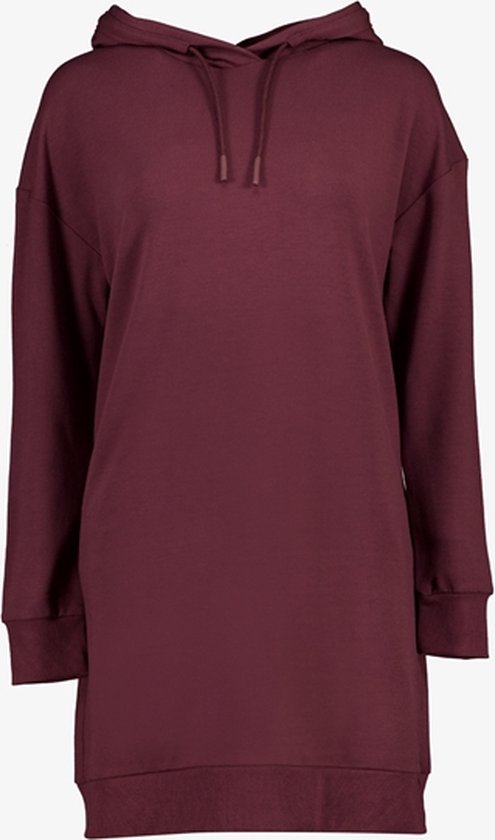 Osaga dames sweaterjurk bordeauxrode - Rood - Maat M