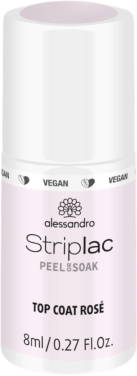 Goedkoopste Alessandro Striplac Top coat Rosé 8 ml