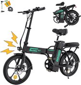Hitway BK5 Elektrische Fiets - Opvouwbaar E-Bike - 250W- 8,4Ah - Zwart