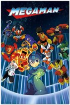 Mega Man poster - Robot - Game - computerspel - Japans - 61 x 91.5 cm.