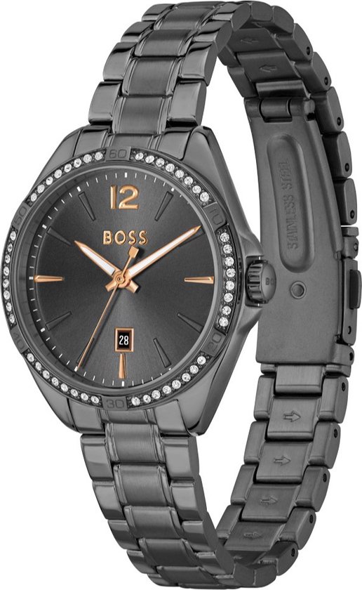 Hugo Boss Felina 1502620 Horloge - Staal - Grijs - Ø 32 mm