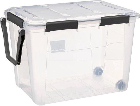 Boîte de rangement étanche Five® (75 litres) - Transparent